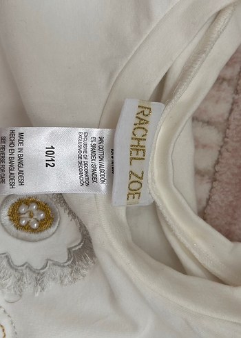 Kız Çocuk Beyaz Nakışlı Dantel Elbise - Görsel 6