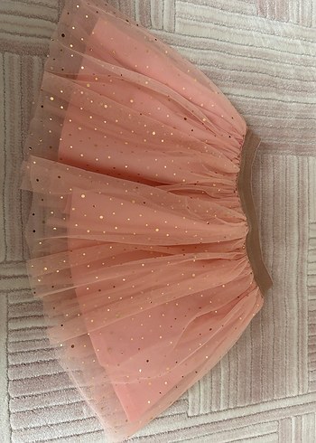 Simli Pembe Kız Çocuk Etek - Görsel 2