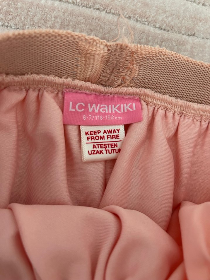 Simli Pembe Kız Çocuk Etek - Görsel 3