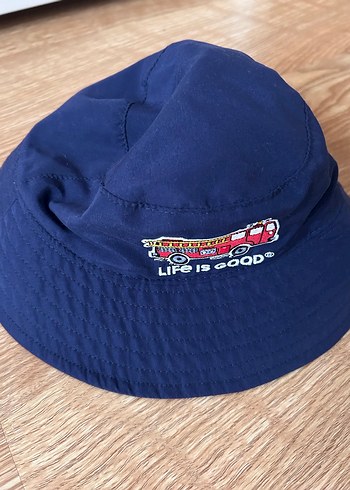 Düğmeli Lacivert bebek Şapka - Görsel 2