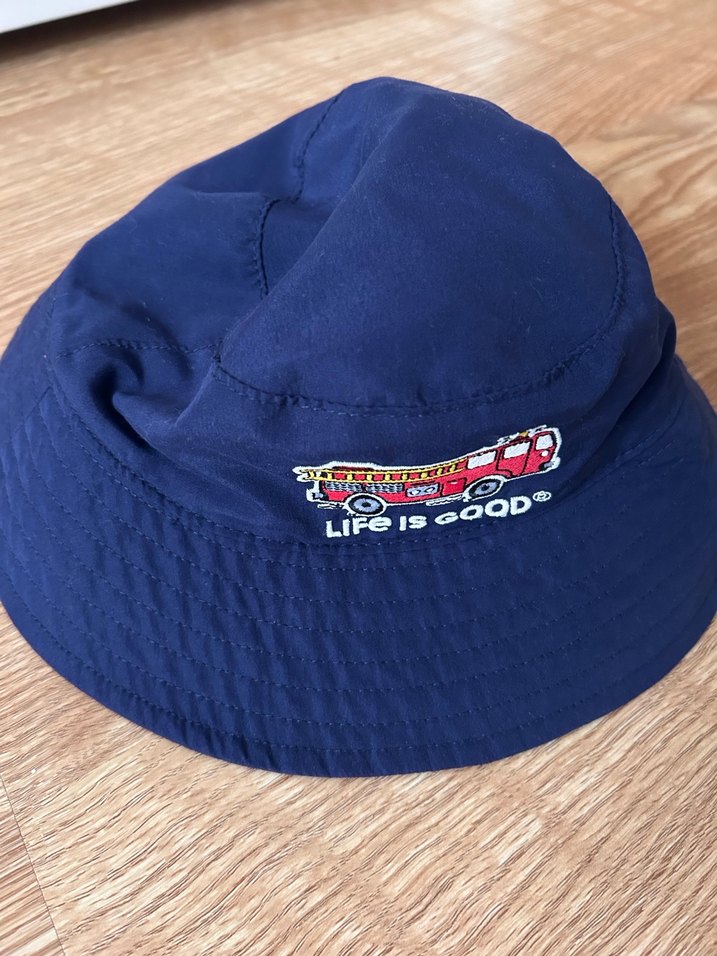 Düğmeli Lacivert bebek Şapka - Görsel 2