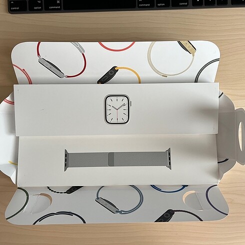 Apple Watch Series 7 45mm-Paslanmaz Çelik