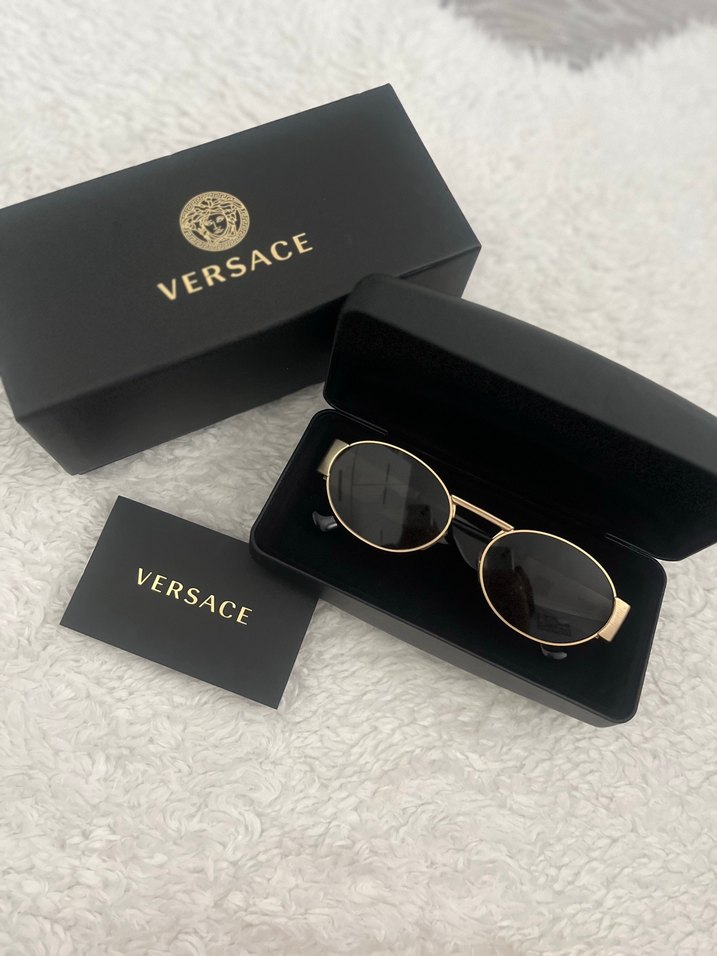 Versace Altın Renk Kadın Güneş Gözlüğü - Görsel 3