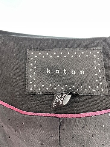 38 Beden siyah Renk Koton Blazer %70 İndirimli.