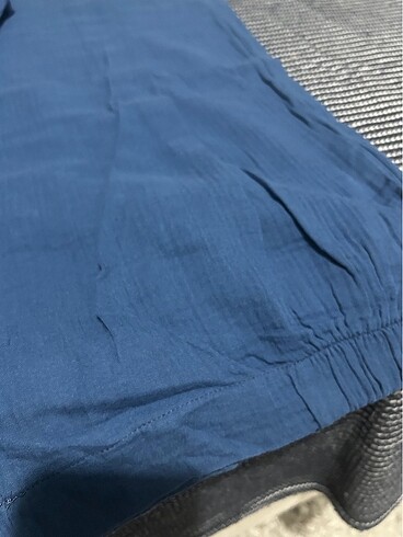 Diğer Allday Müslin kumaş paça lastik detaylı pantolon