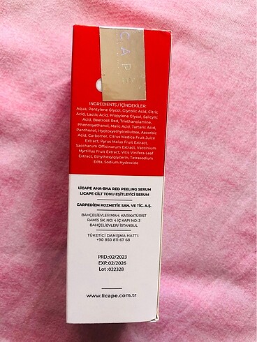 Beden Licape aha bha serum
