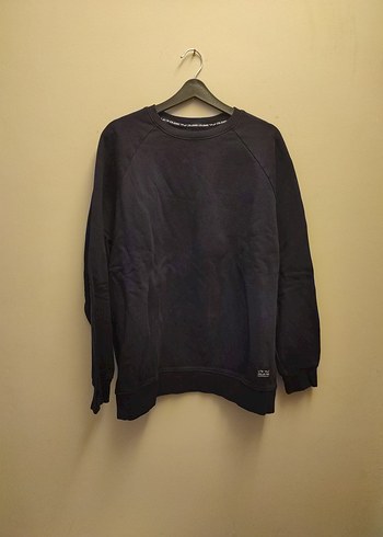 Siyah Oversize Kadın Sweatshirt
