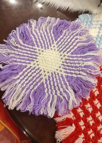 Renkli Örgü Banyo Lifi - Görsel 5