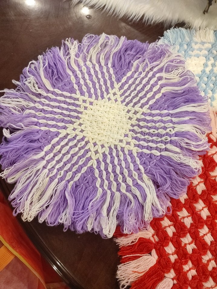 Renkli Örgü Banyo Lifi - Görsel 5