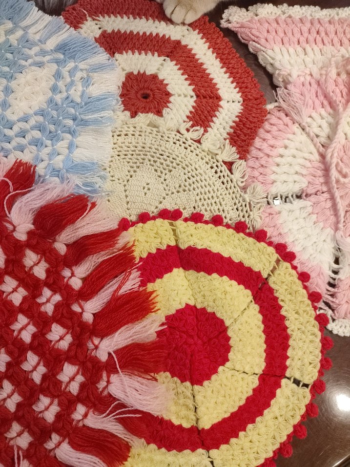 Renkli Örgü Banyo Lifi - Görsel 3