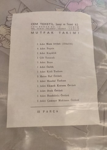 Masa örtüsü - Görsel 2