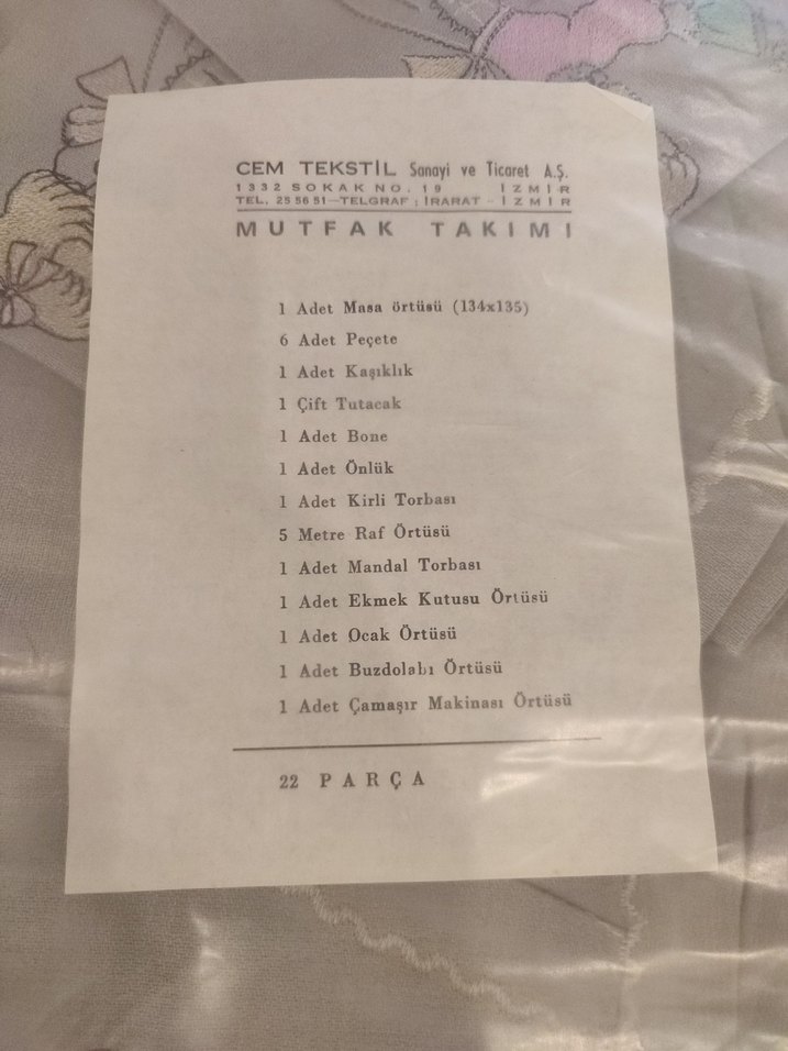 Masa örtüsü - Görsel 2