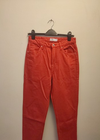 Bershka Kırmızı Jean Pantolon