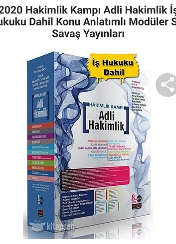 HAKIMLİK. SAVAŞ YAYINLARI ADLİ HAKİMLİK KAMPI 2020 8. BASKI