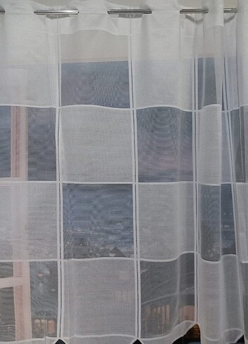  Beden 170x53 Brizlik Tül Kapı Tülü Hazır Tül Perde Mutfak Tülü Kısa Tü