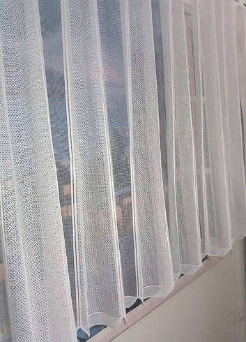 Diğer 105x90 Hazır Tül Perde Dikilmiş Tül Perde Brizlik Tül 