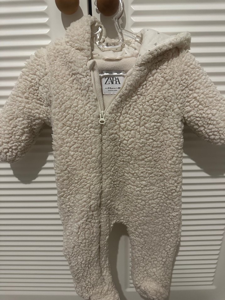 Zara bebek peluş tulum - Görsel 3