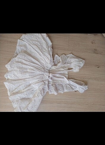 24-36 Ay Beden Cocuk beyaz elbise