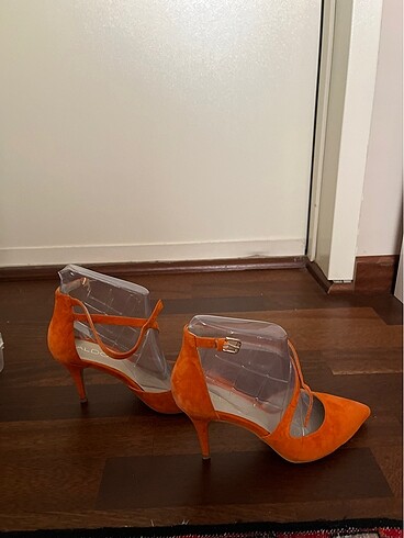 38 Beden turuncu Renk Aldo Bilekten bağlı Stiletto