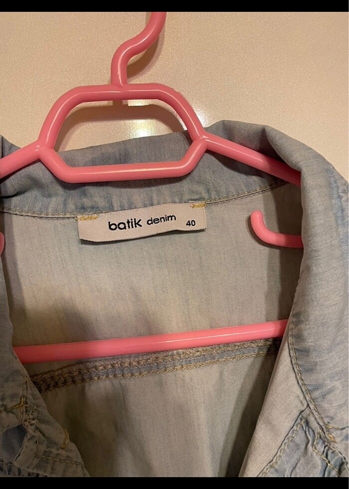 İnce yazlık kot ceket - Görsel 3