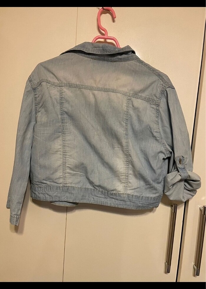 İnce yazlık kot ceket - Görsel 2