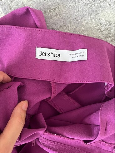 34 Beden pembe Renk Kumaş pantolon