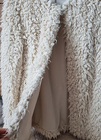 l Beden ten rengi Renk H&M Peluş Ceket