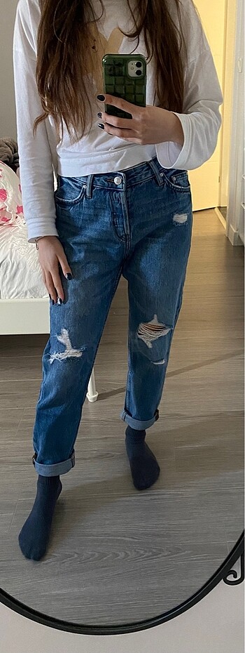 mango denim pantolon