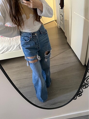 bershka bol denim pantolon