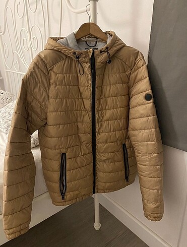 bershka erkek ince mont