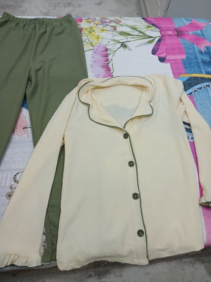 Kadın Uzun Kollu  Pijama Takımı - Görsel 4