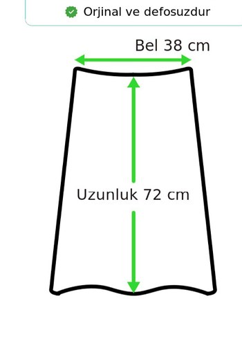 Gri Kadın Midi Yün Etek - Görsel 3
