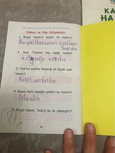  Beden 7 yaş kitap