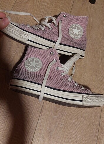 pembe-lacivert converse 38 numara - Görsel 9