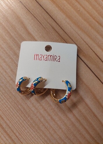 paslanmaz çelik mineli küpeler - Görsel 4