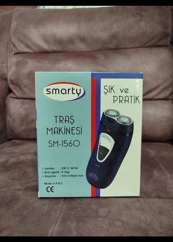 Smarty SM-1560 Pratik Elektrikli Tıraş Makinesi