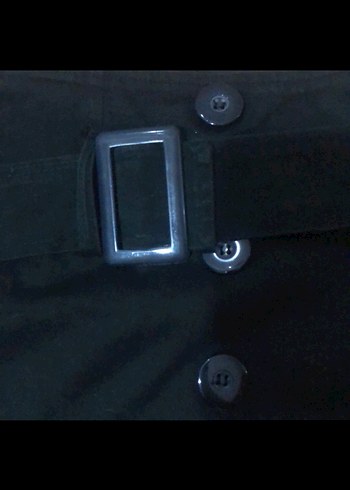 Kemerli Siyah Midi Goth Mini Etek - Görsel 3