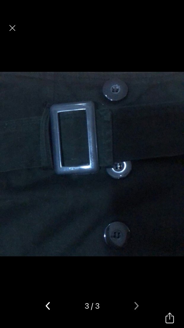 Kemerli Siyah Midi Goth Mini Etek - Görsel 3