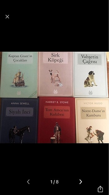 6 lı çocuk kitap set