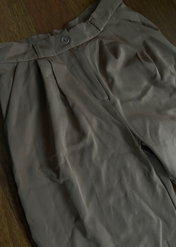 Kahve Kumaş Pantolon - Görsel 2