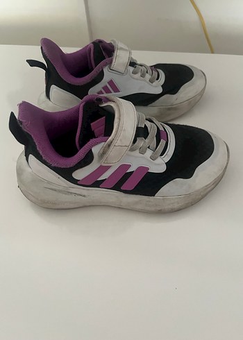 Kız Çocuk Mor Cırtlı Spor Ayakkabı - Görsel 2