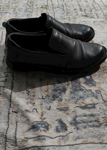 Erkek Siyah Minimalist Goth Bot - Görsel 2