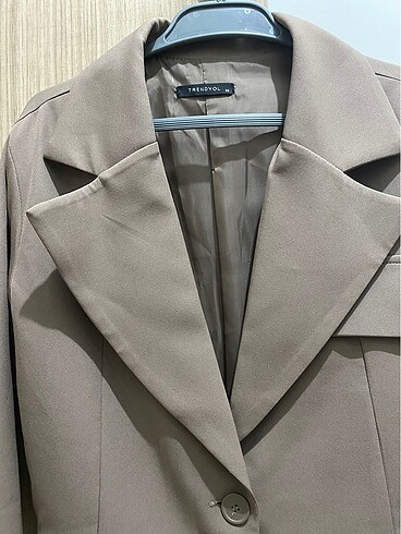 36 Beden kahverengi Renk Trendyol milla blazer ceket