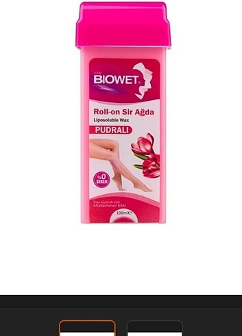 Biowet kartuş ağda 
