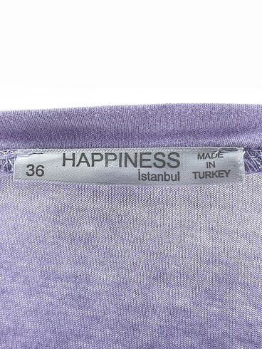 36 Beden mor Renk Happiness T-shirt %70 İndirimli.
