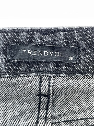 36 Beden gri Renk Trendyol & Milla Jean / Kot %70 İndirimli.