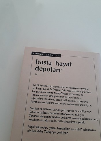 Beden Renk Hasta Hayat Depoları - Küçük İskender