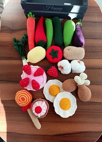 Fisher Price AMİGURİMİ MEYVE SEBZE PARCALARİ