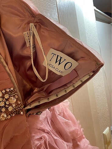 36 Beden ROSA CLARA Two by Rosa Clara Pembe Abiye