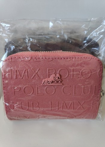 U.S Polo Assn. Pembe Deri Kadın Fermuarlı Cüzdan